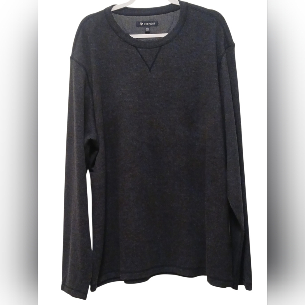 Cremieux - NWOT, Navy Blue, Long Sleeve Sweatshirt W/ Crew Neck, XXL,